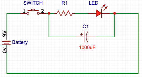 LED with Capacitor