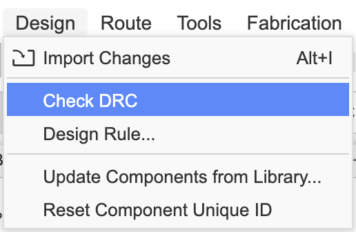 Check DRC